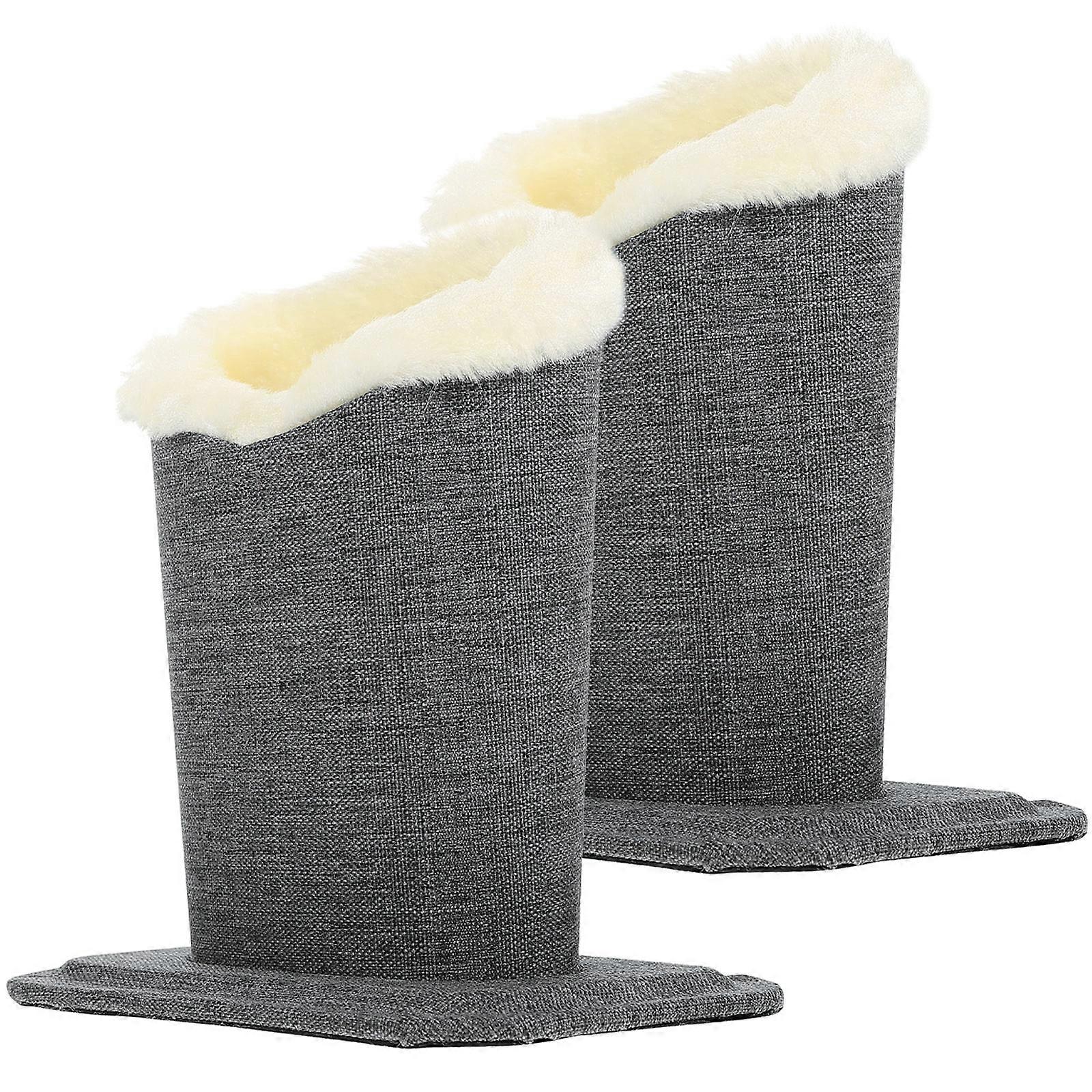 Eye Glasses Stand Plush Holder for Display 8Pcs Stylish Grey Glasses Holder