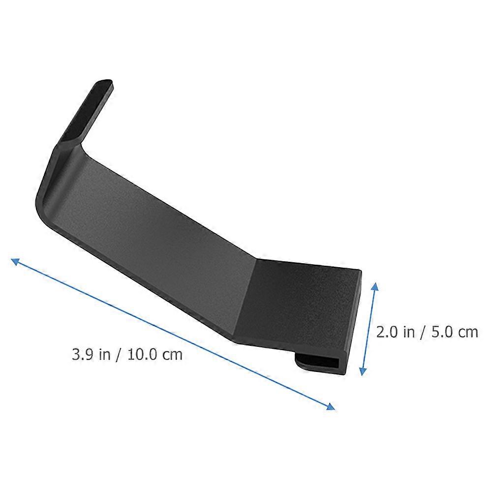 Headphone Stand Hanging Headset Organizer for Storage 3Pcs Black ABS Material