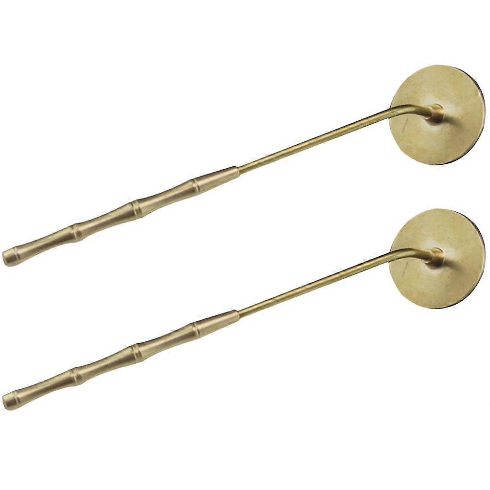 6Pcs Golden Incense Press Tool for Ash Pressing with Long Handles