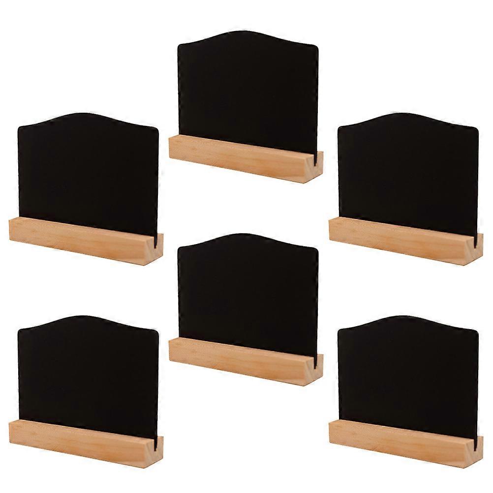 Blackboard with A Base Double-Sided Mini Blackboard for Writing Use 24Pcs