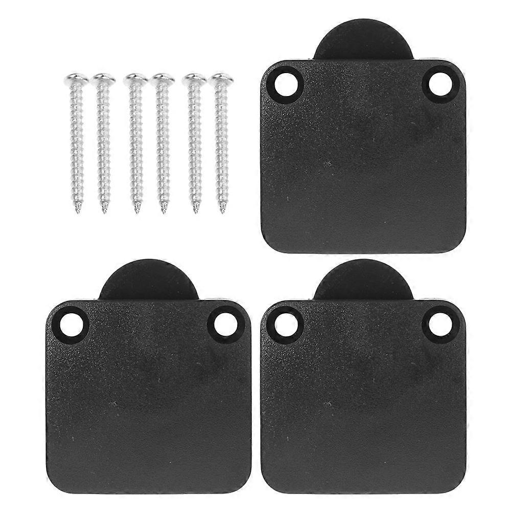 Rectangular Closet Door Switch For Home Use And Furniture Black Finish With Light Control Feature 15 Pcs
