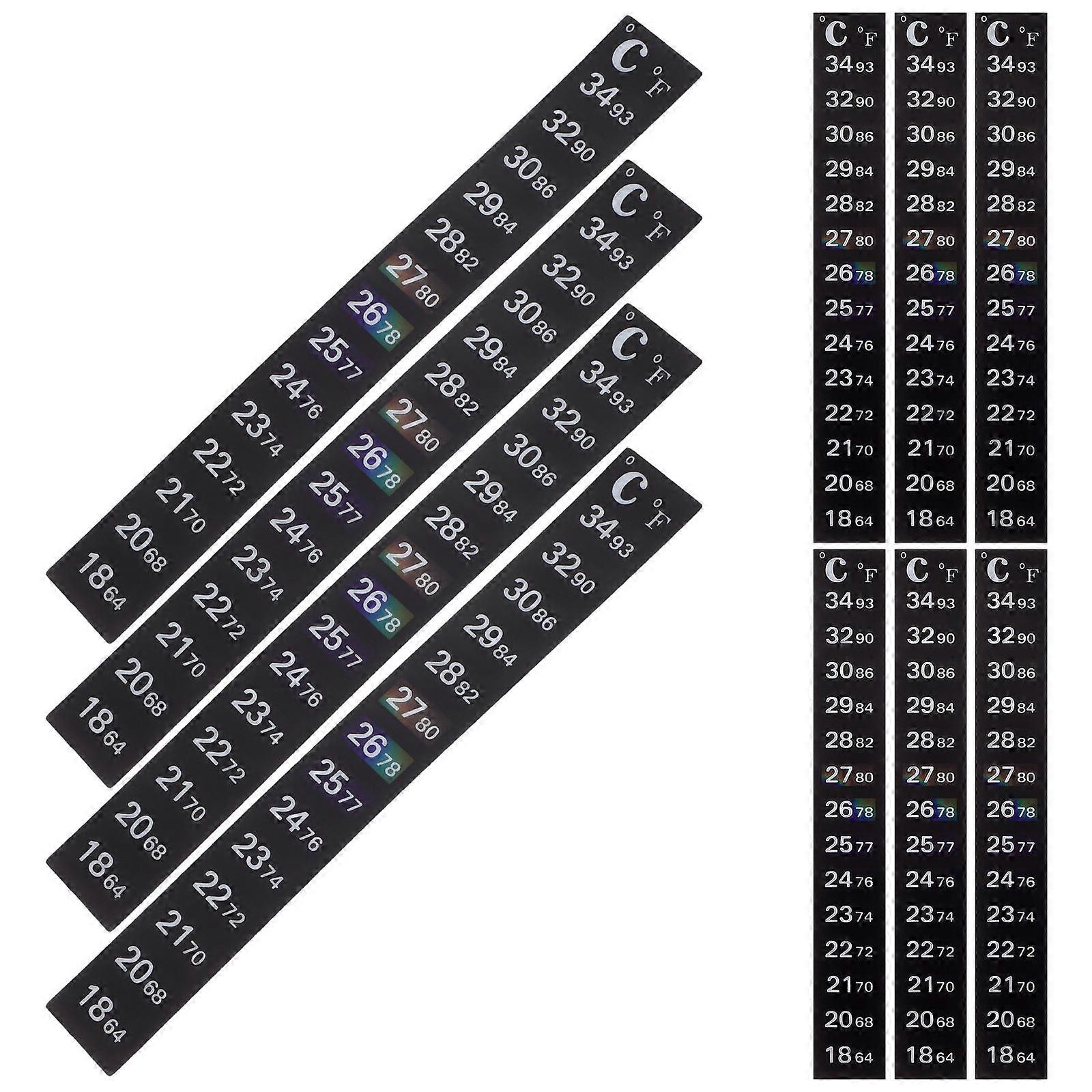 Stick on Temperature Thermometer Strip for Aquarium Use 20Pcs