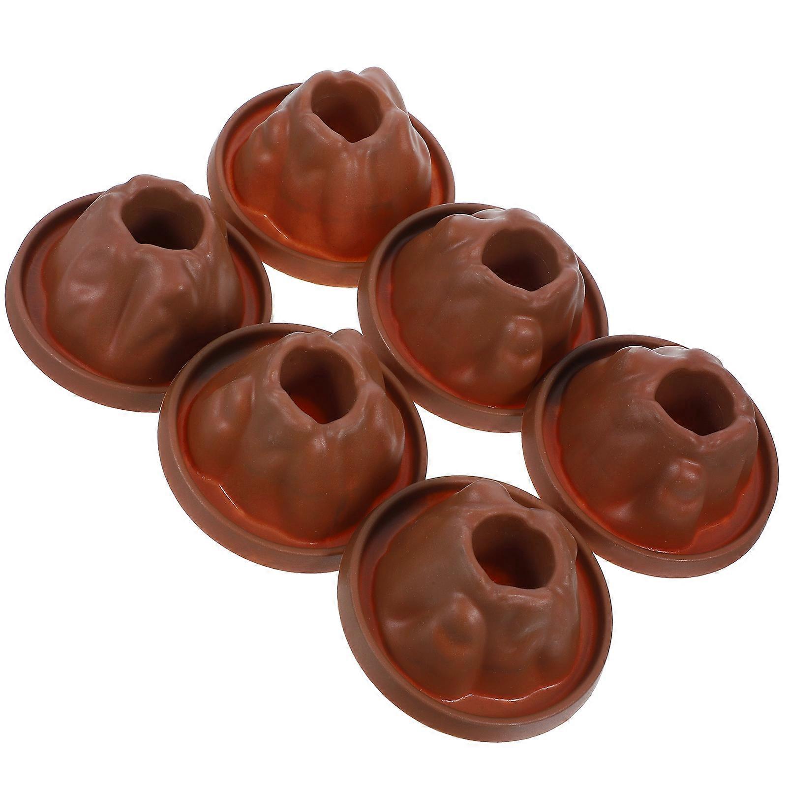 18 Pcs Mini Volcano Shape DIY Volcano Eruption Simulation Model Perfect for Children Educational Use Geography Lessons Engaging Scientific Exploration