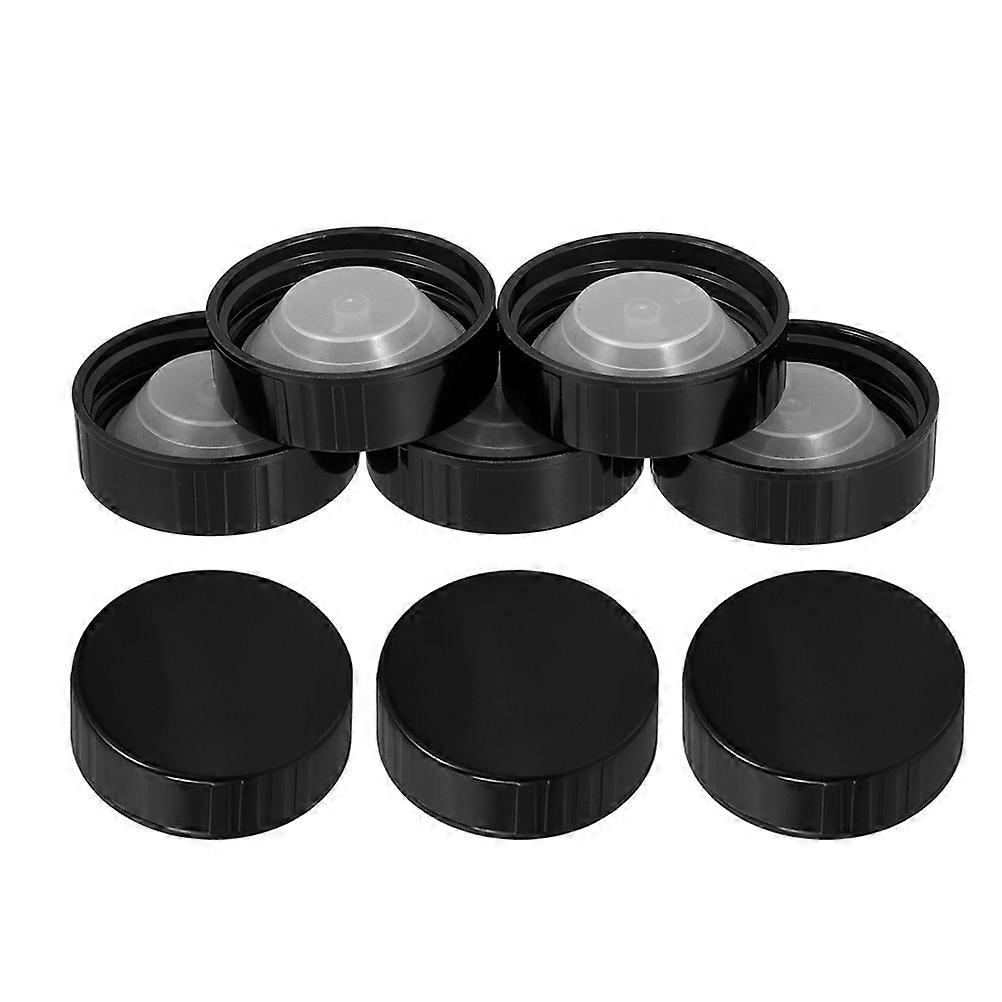 Black Screw Caps Plastic Bottle Caps for Sealing 32Pcs
