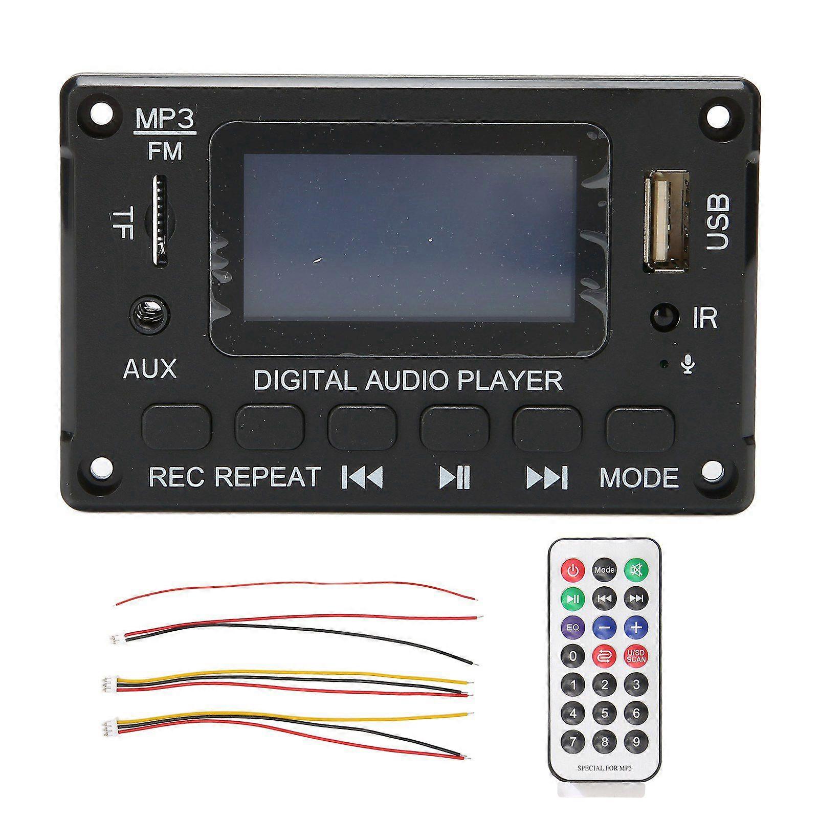 Bluetooth Decodeerbord LCD-scherm Multifunctionele Auto MP3-decoderkaart voor auto