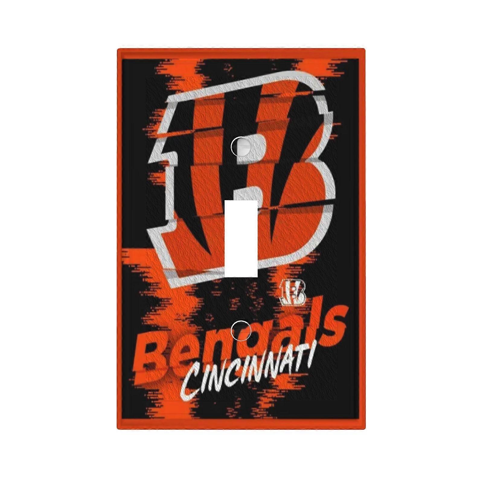 Bengals Switching Lights Single Leather Roman Frame Switch Panel Wall Panel Single Double/Pull Light Switch