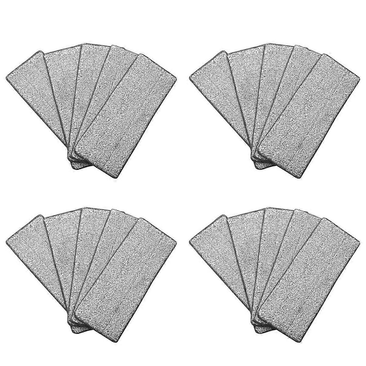 10PCS Microfiber Mop Pads House Kitchen Floor Cleaning Flat Mop S