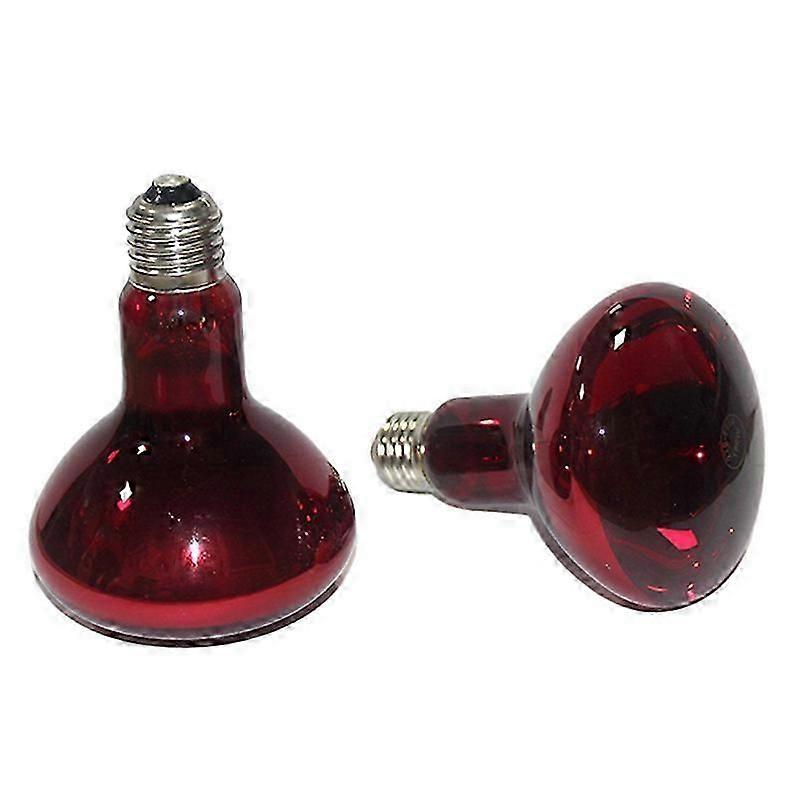 2 Pack 100W Reptile Heater Bulbs, Amphibian Infrared Sunning Bulbs, Reptile Heater Bulbs forTurtles