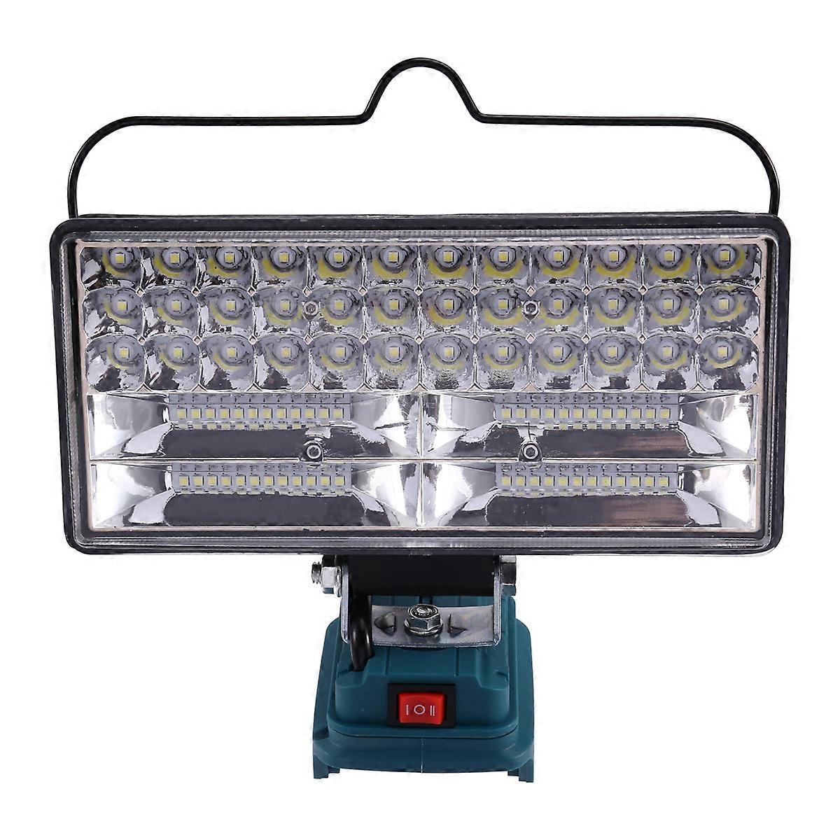 Work Light 8 Inch Cordless LED Lamp Flashlight for 18V 14V Dual USB Li-Ion Portable Camping Architec