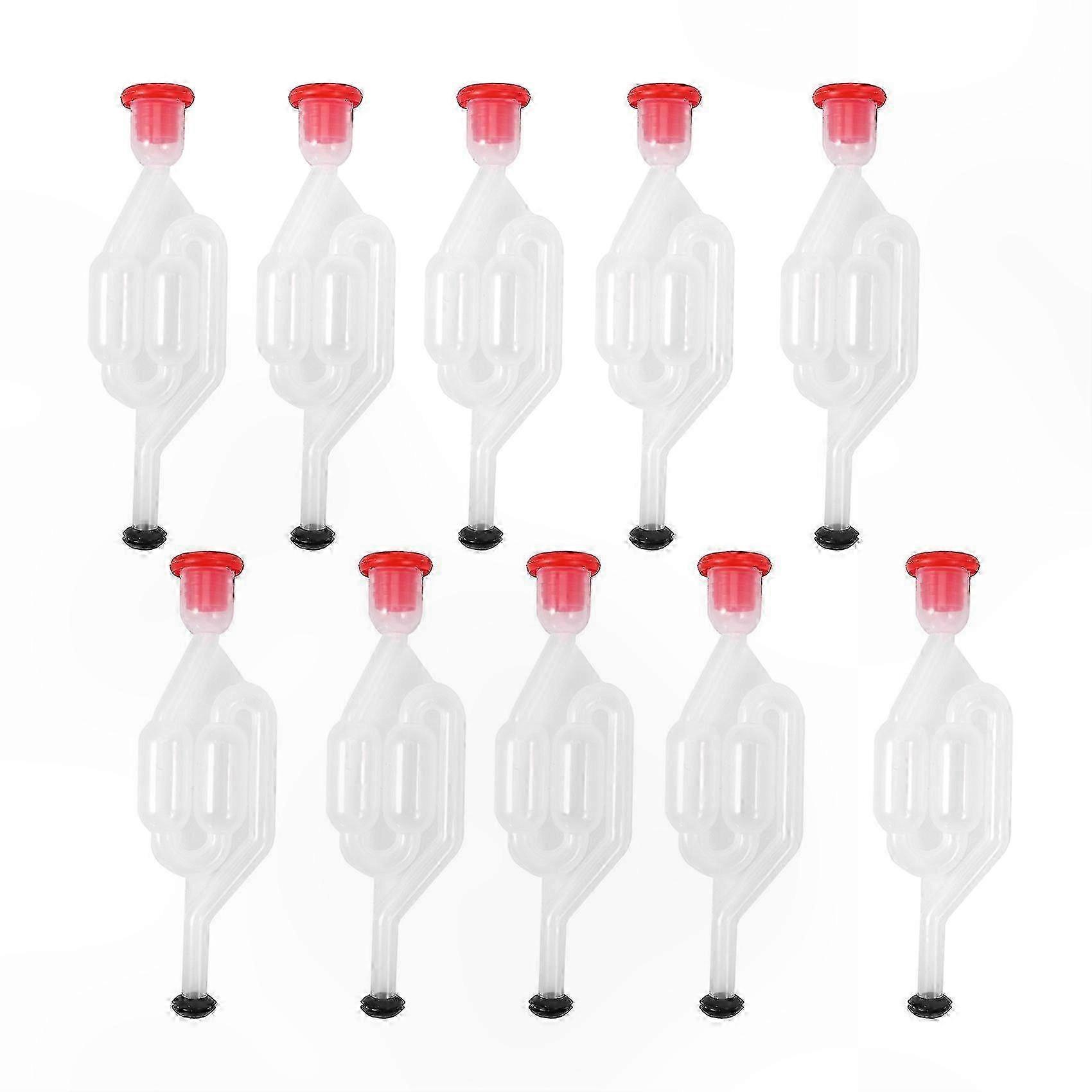 10-Pack Fermentation Airlock Valves for Wine and Beer Making