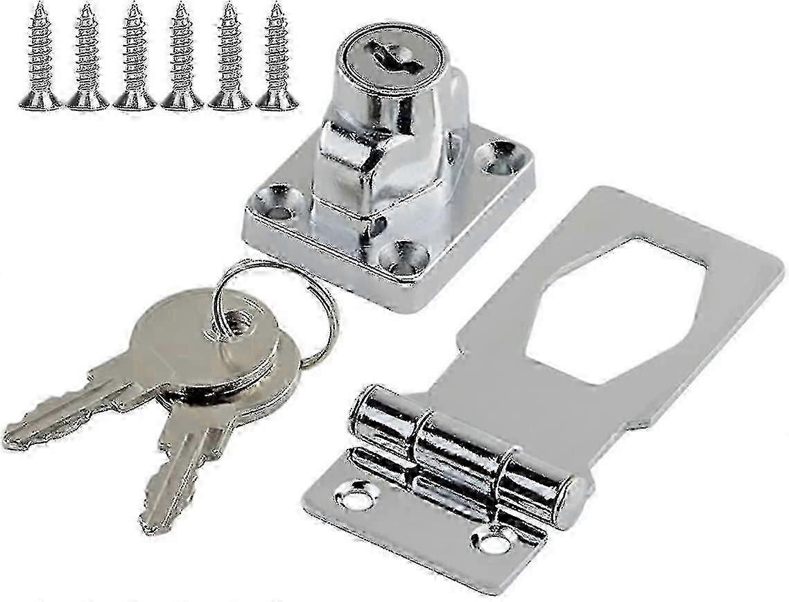 Small Hasp And Staple Metal Lock Hasp Door Buckle Security Door Latch Knob Shed Locks For Cabinets Cupboard Drawer Gate
