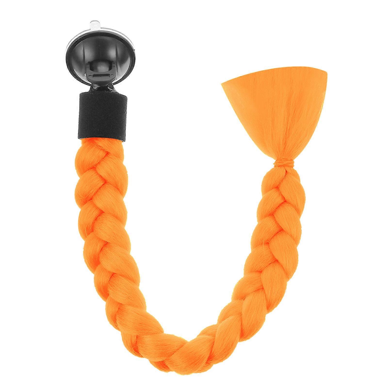 Motorcycle Braid Decoration 2Pcs Yellow Braid Accessory