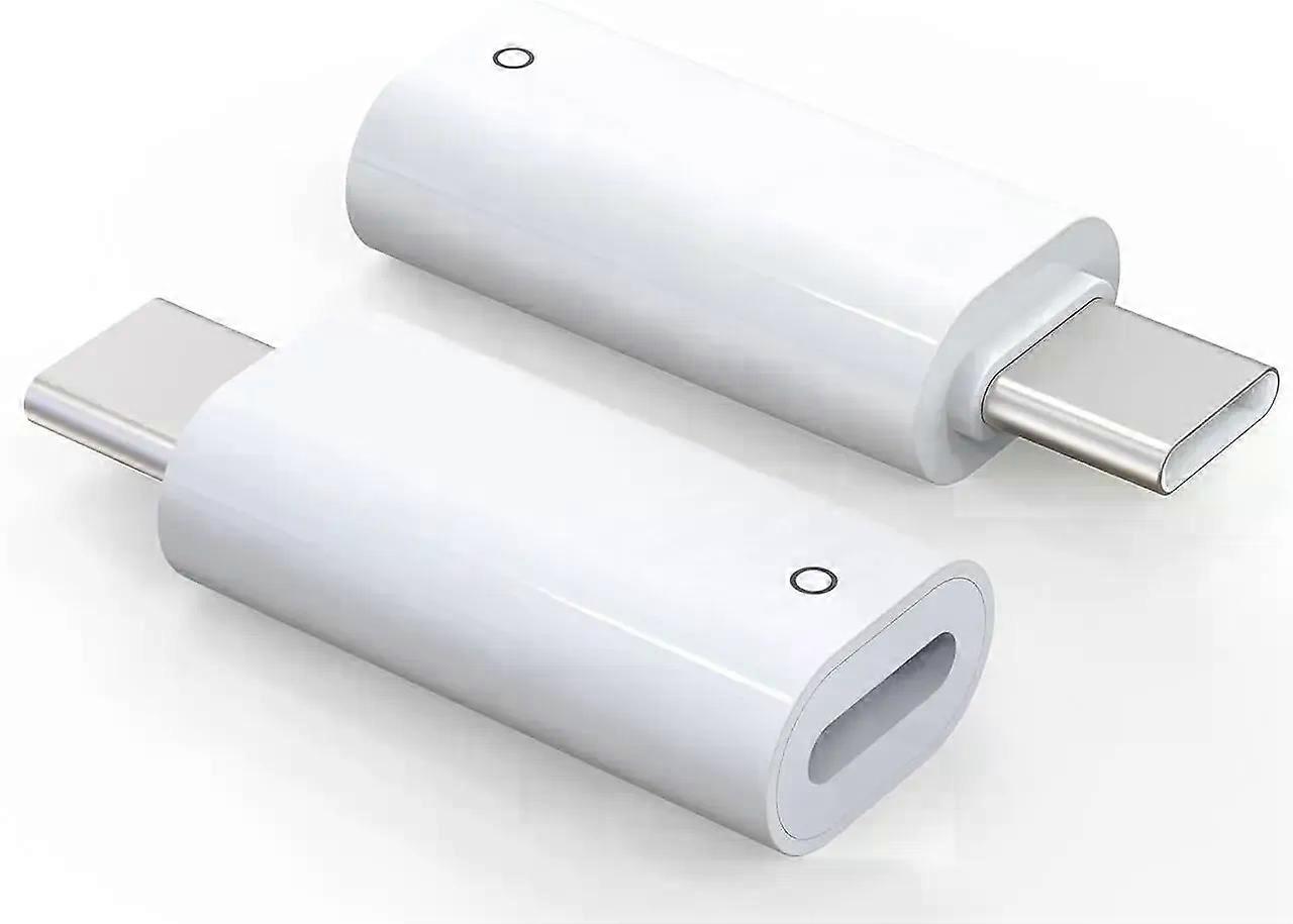 USB C Pencil Adapter Designed for Apple Pencil 1st Gen, Only Compatible with iPad 10th /11th A16 2025 Gen,USB-C to Lightning Pencil Charging Adapter,S