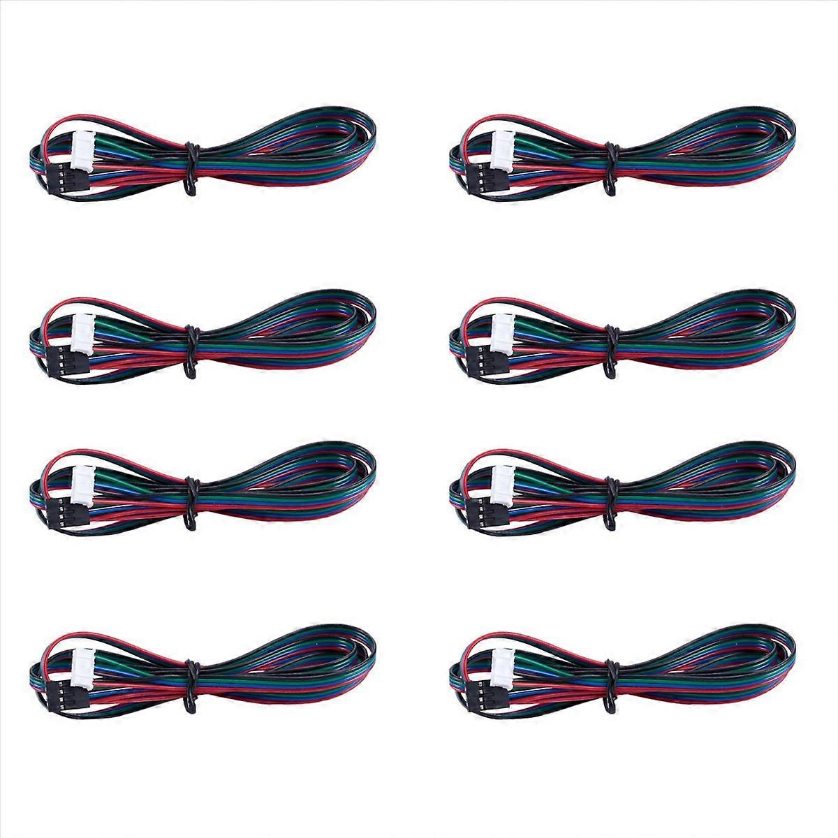 8X Extended NEMA 17 Stepper Motor Cable 1M Long 4 6 Pin 3D Printer