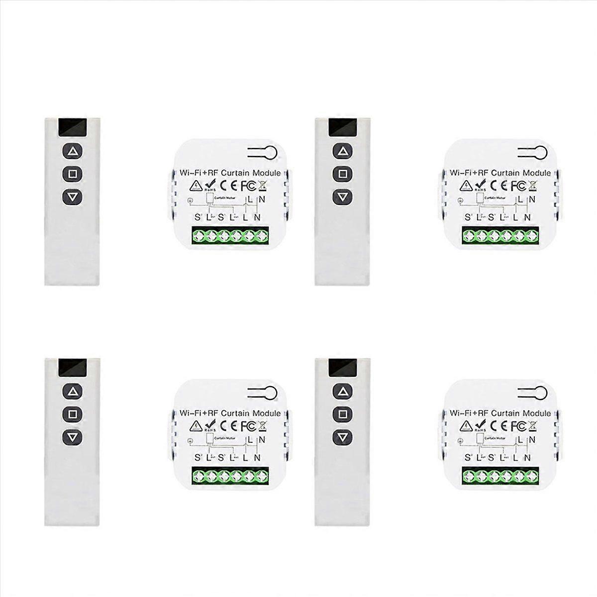 Tuya Smart Life Blind Curtain Switch for Electric Roller Shutter, 1RC