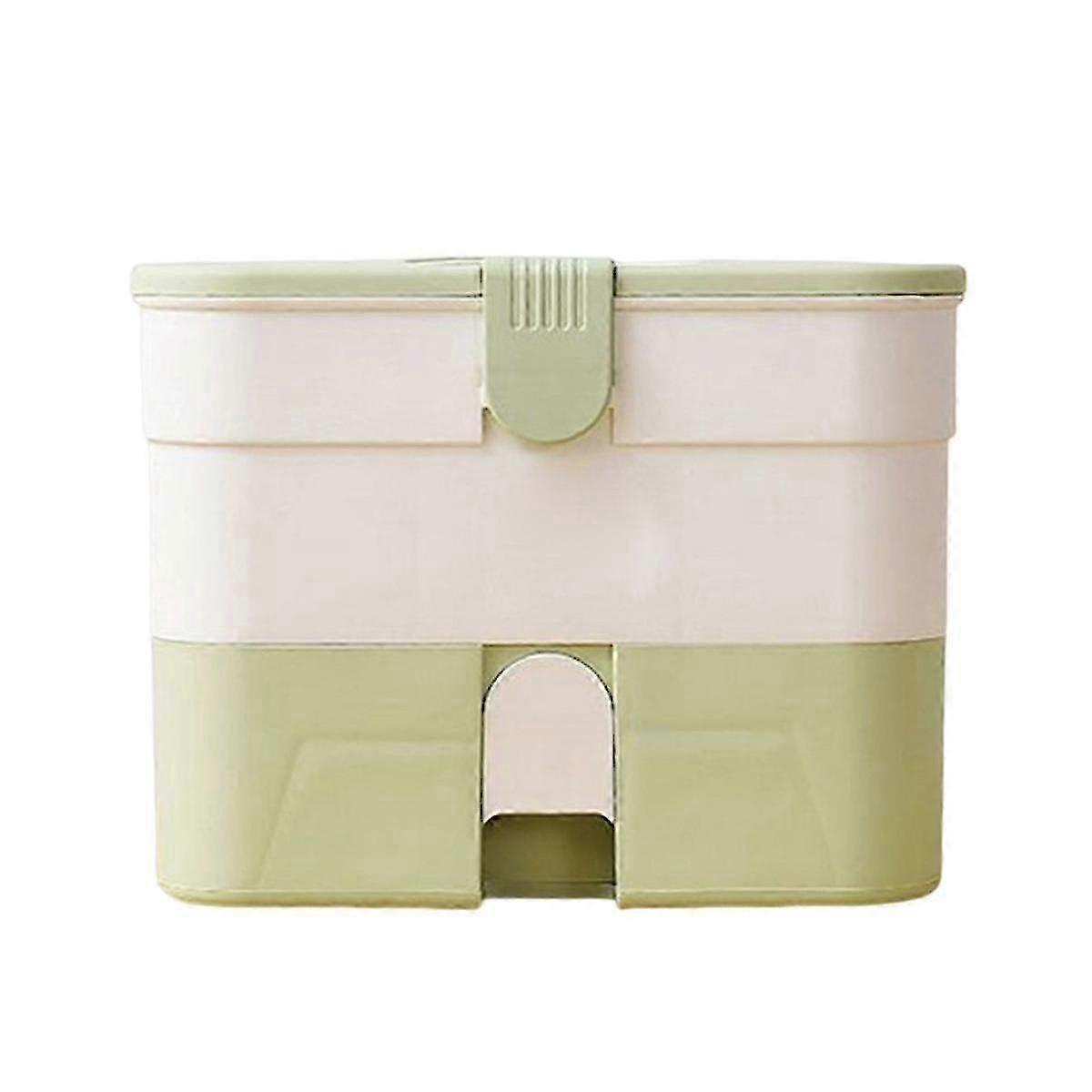 Storage Box Container Bin with Removable Tray Portable Handle Family Emergency Medicine Kit Case Or