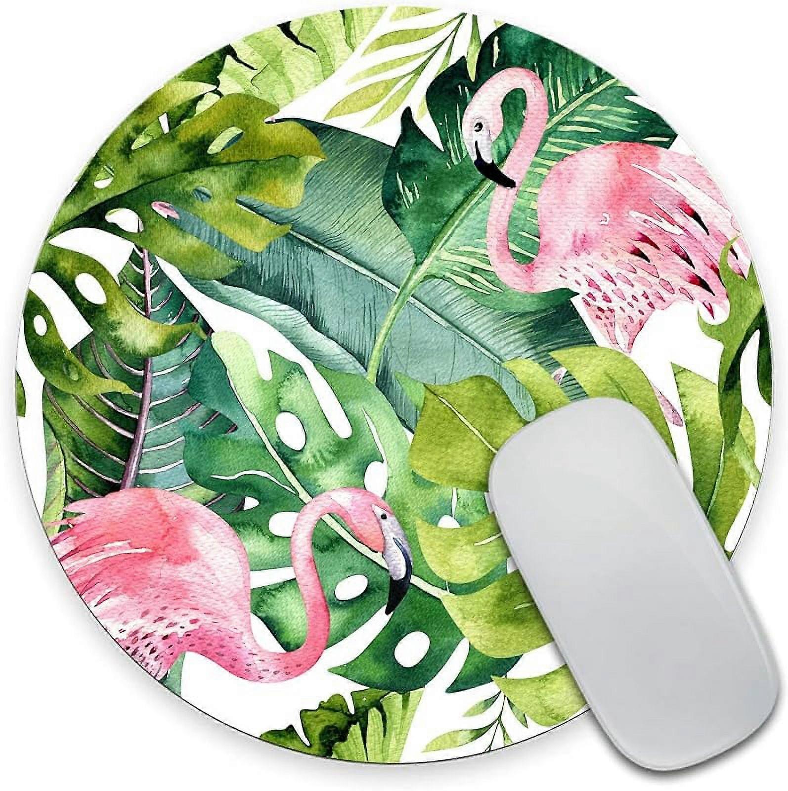 Gaming Mouse Pad Custom,USA American Flag and The Union Jack British Flag Design Customized Round Non-Slip Rubber Mousepad Gaming Mousepad