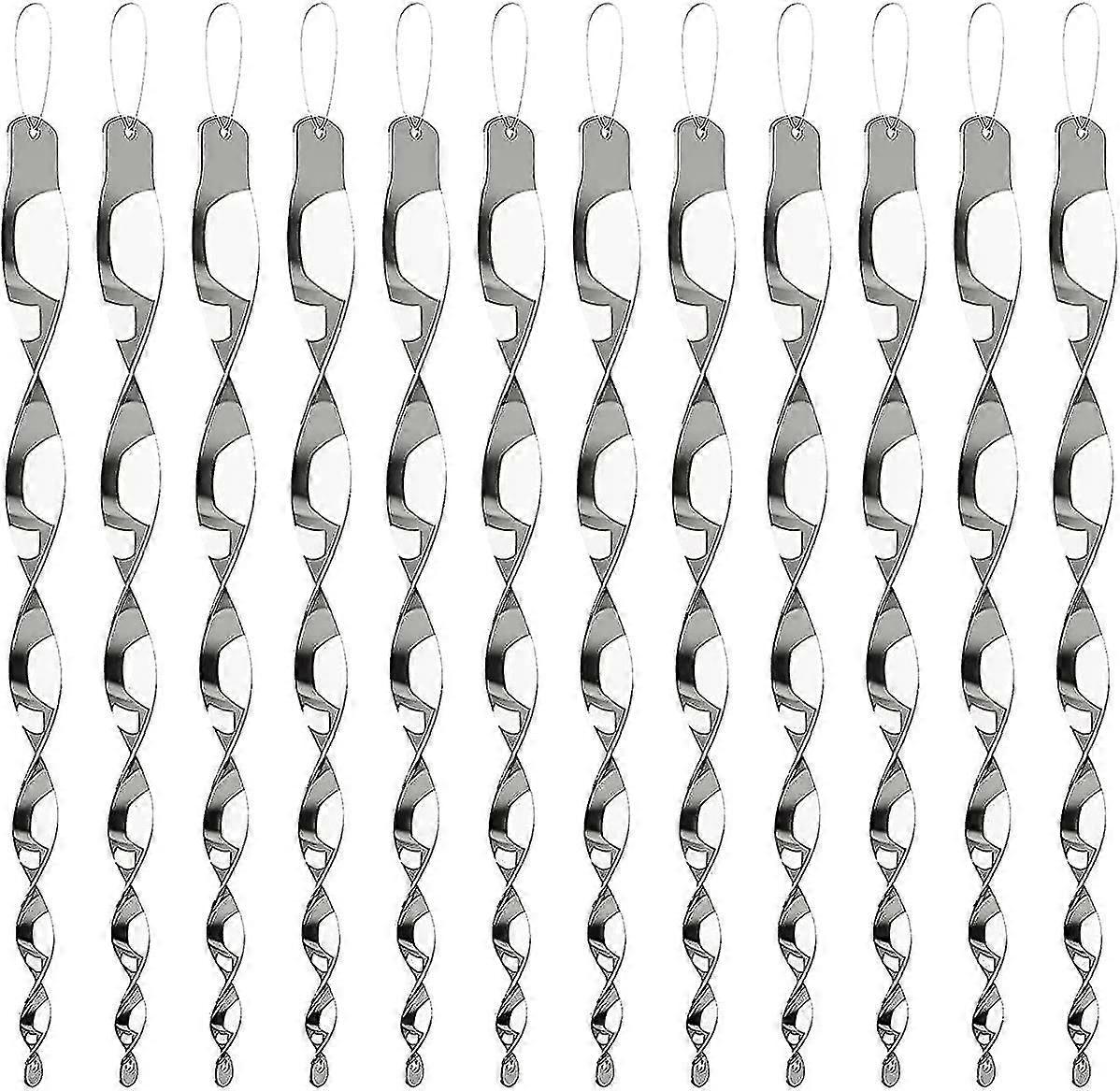 20 Pieces Reflective Bird Deterrent, Bird Repellent Reflector Hanging