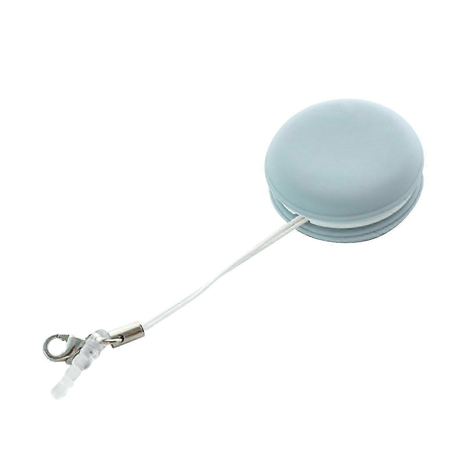 Mobile Phone Screen Lens Cleaner, Macaron Shape Glasses Cleaning Cloth with Keychain Charm