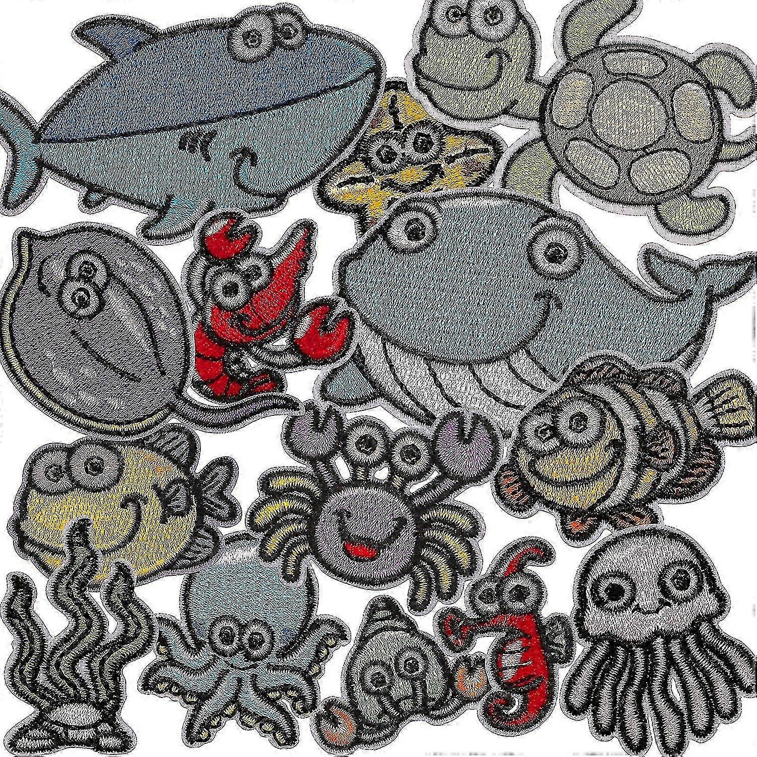 Iron-on Patches 20pcs Patches For Clothes Flowers Patches 25-26