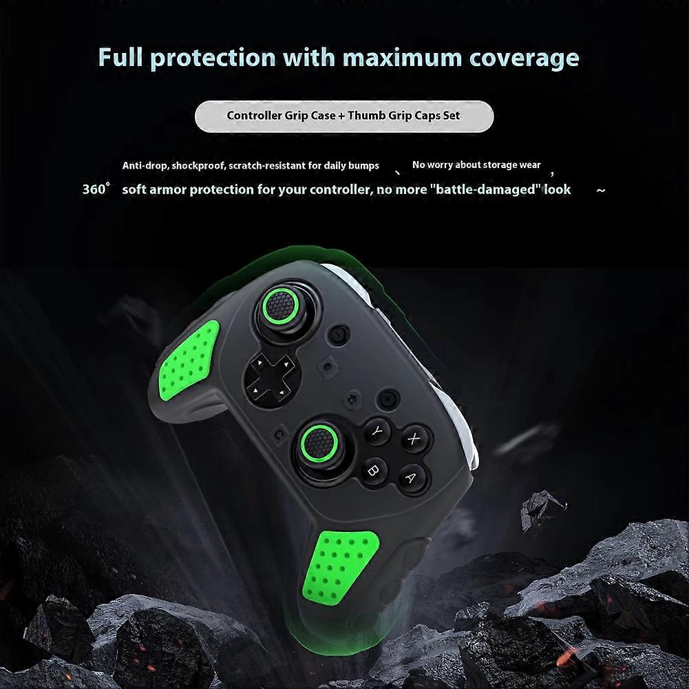 Protective Case for Switch2 PRO Game Controller Protection Set for Switch2 PRO Gaming Controller Silicone Joystick Cap B