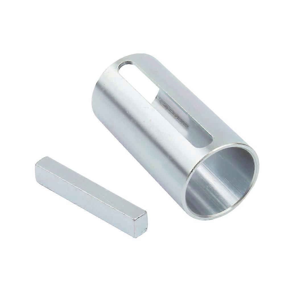 1 inch to 1 1/8 inch Pulley Hole Adapter Sleeve Shaft Reducer Bushing with Flat Key