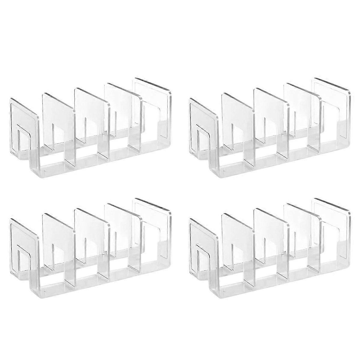 4 Pack Space-Saving Vertical Shoe Rack Organizer-Multi-Layer,Easy-to-Assemble, Compact Storage for