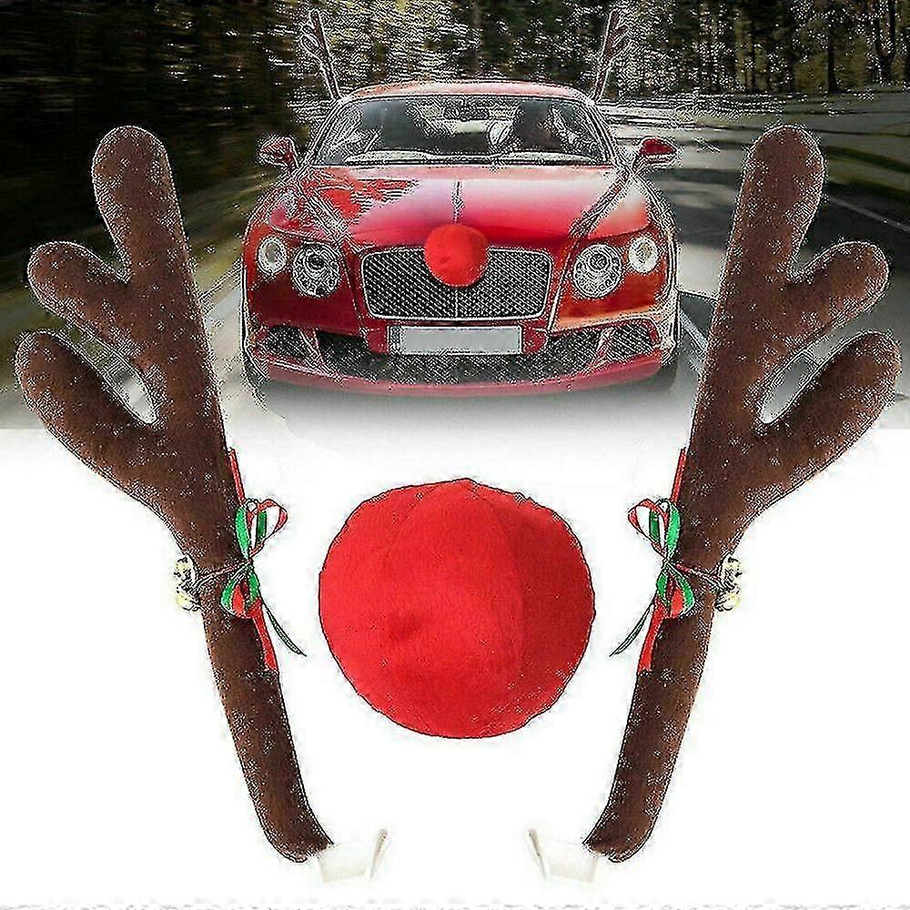 Julefestdekorasjon Gevir Nesesett Elg Reinsdyr Julebilpynt