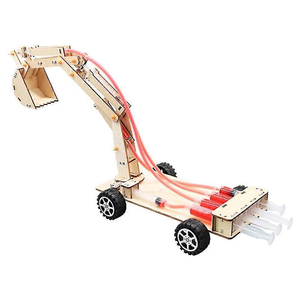 Hydraulic Excavator Diy Student Technology Small Production Learining Science Education Experiment Toy Model