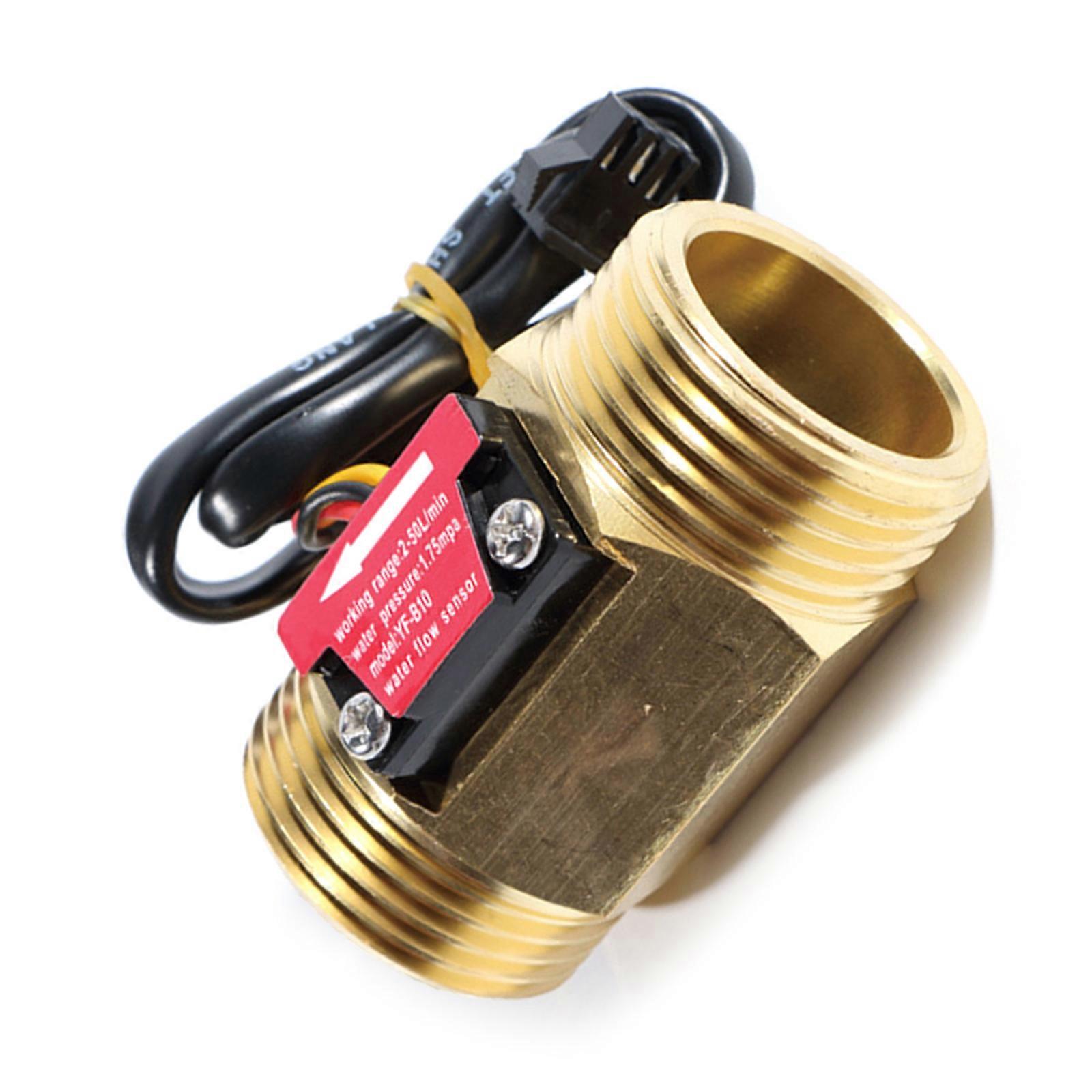 Water Flow Sensor Hall Sensor Switch Flow Meter Water Meter Industrial for Turbine Flowmeter 1 Inch Water Flow Sensor Multicolor