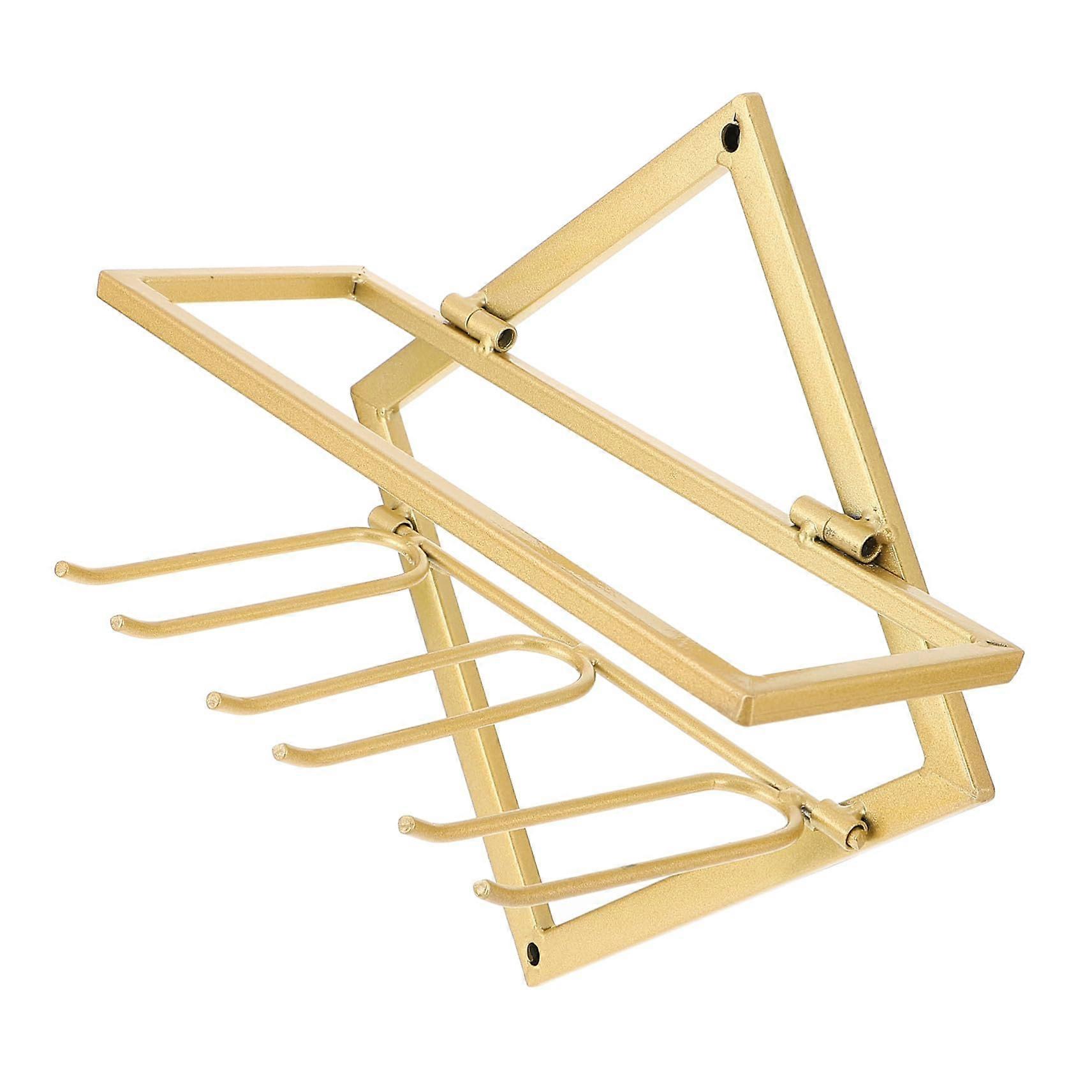 Creative Wall Mount Wine Rack For Bottles And Cups  SpaceSaving Display Organizer For Home Bar Restaurant Office