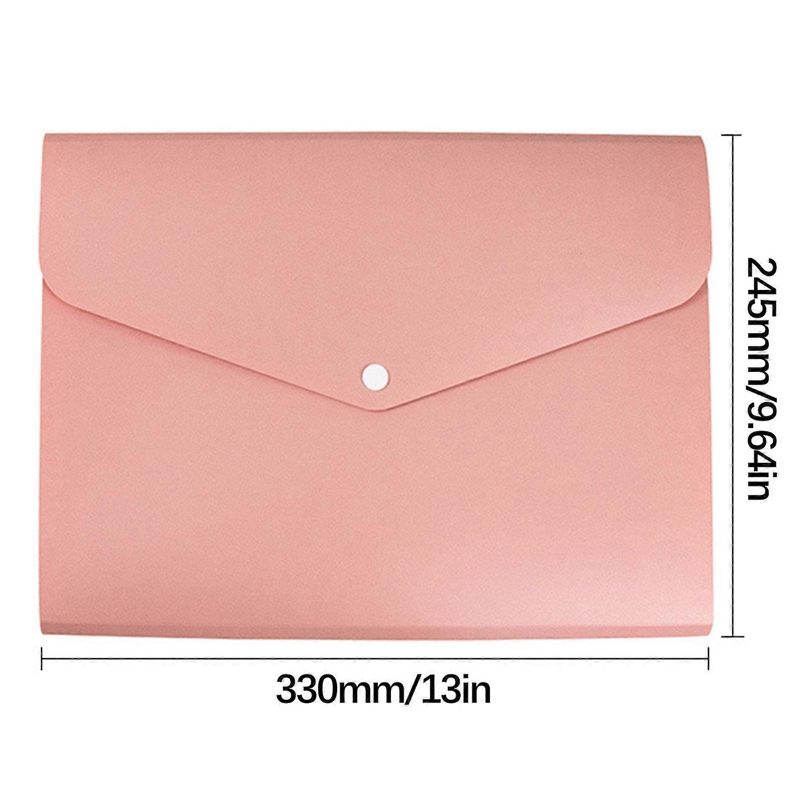 Expanding File Folder Accordion Organizer with Expandable Cover, A4 Paper Document Storage for School Office Travel