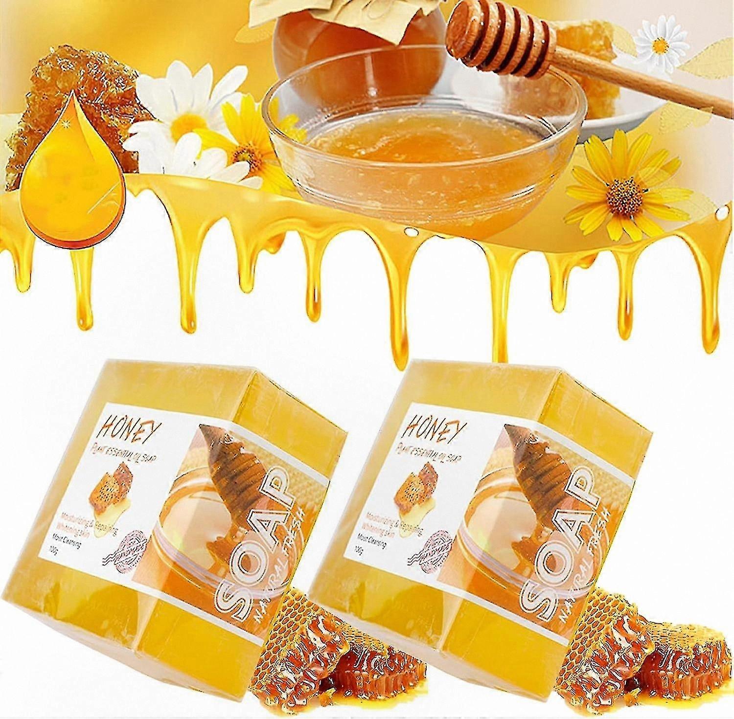 Turmeric Honey Soap for Acne, Dark Spots, and Hyperpigmentation Cleansing Bar Essentials