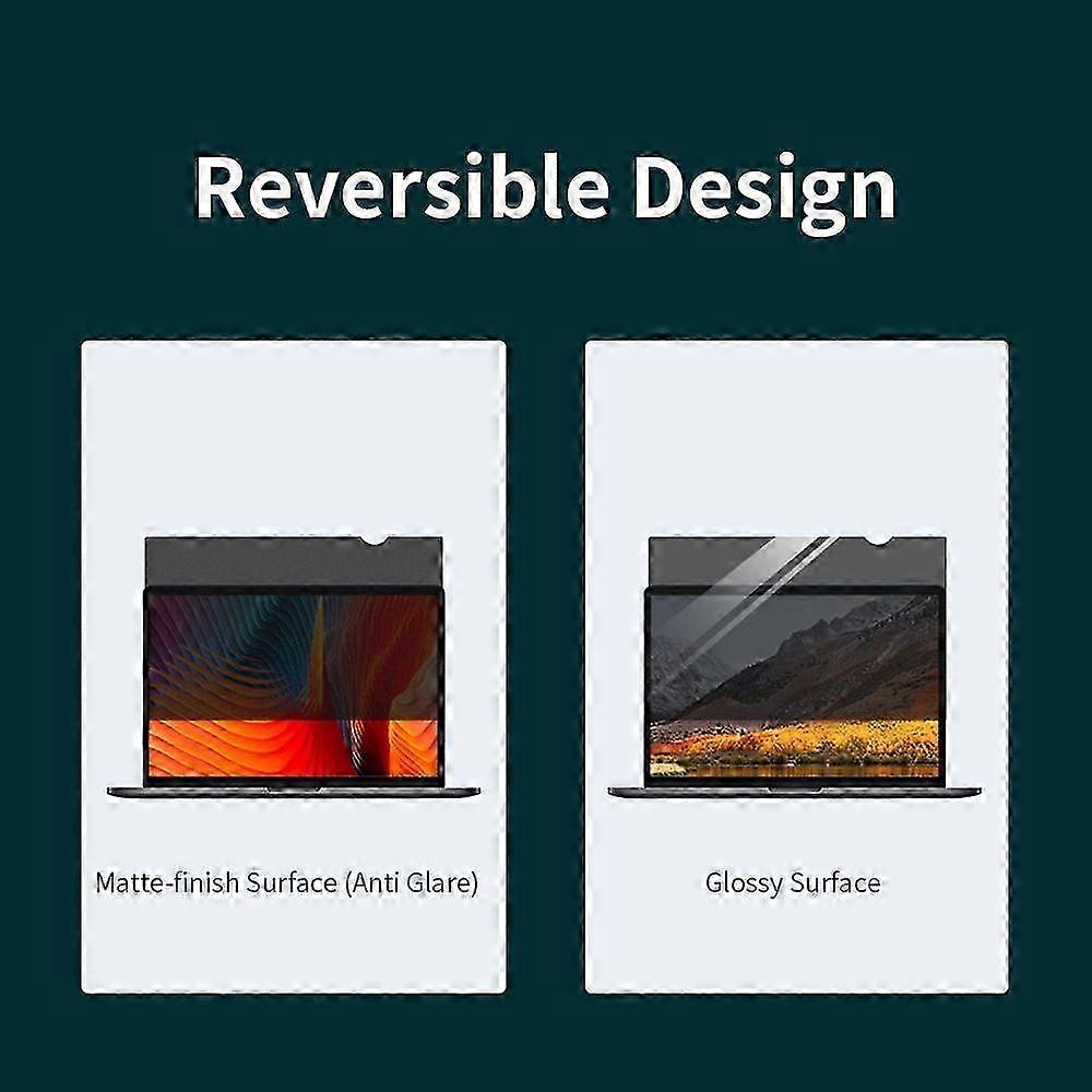 Privacy Screen Filter Reversible High-transmittance 30 Invisible Anti-UV Anti-glare Film for 27'' Monitor with 16:9 Aspect Ratio