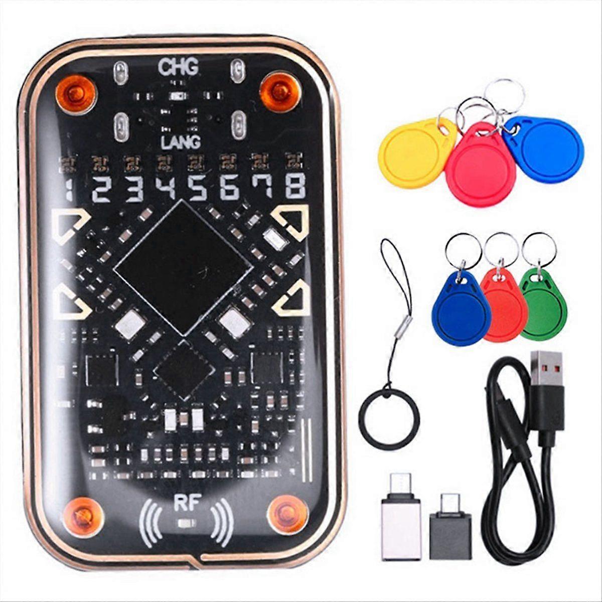 Chameleon Ultra V2.0 RFID Smart Card Emulator Restart Smart Chip Reader 125K 13.56M IC ID Decode+3X