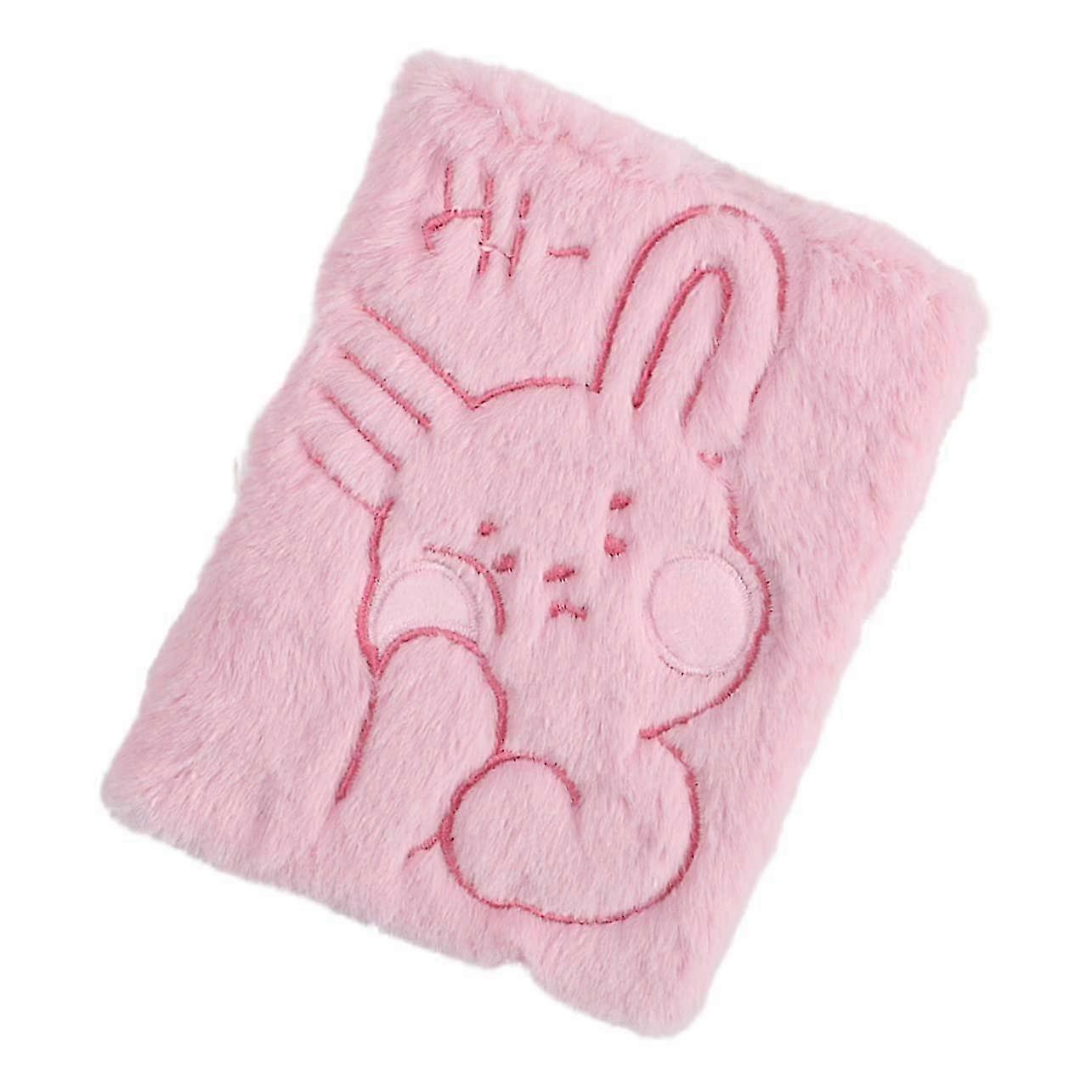 ZENGO 1pcs Plush Notebook Plush Diary Book Fluffy Notebook Notebooks for Kids Notepads for Kids Cat Plush Diary Writing Journals SZRH