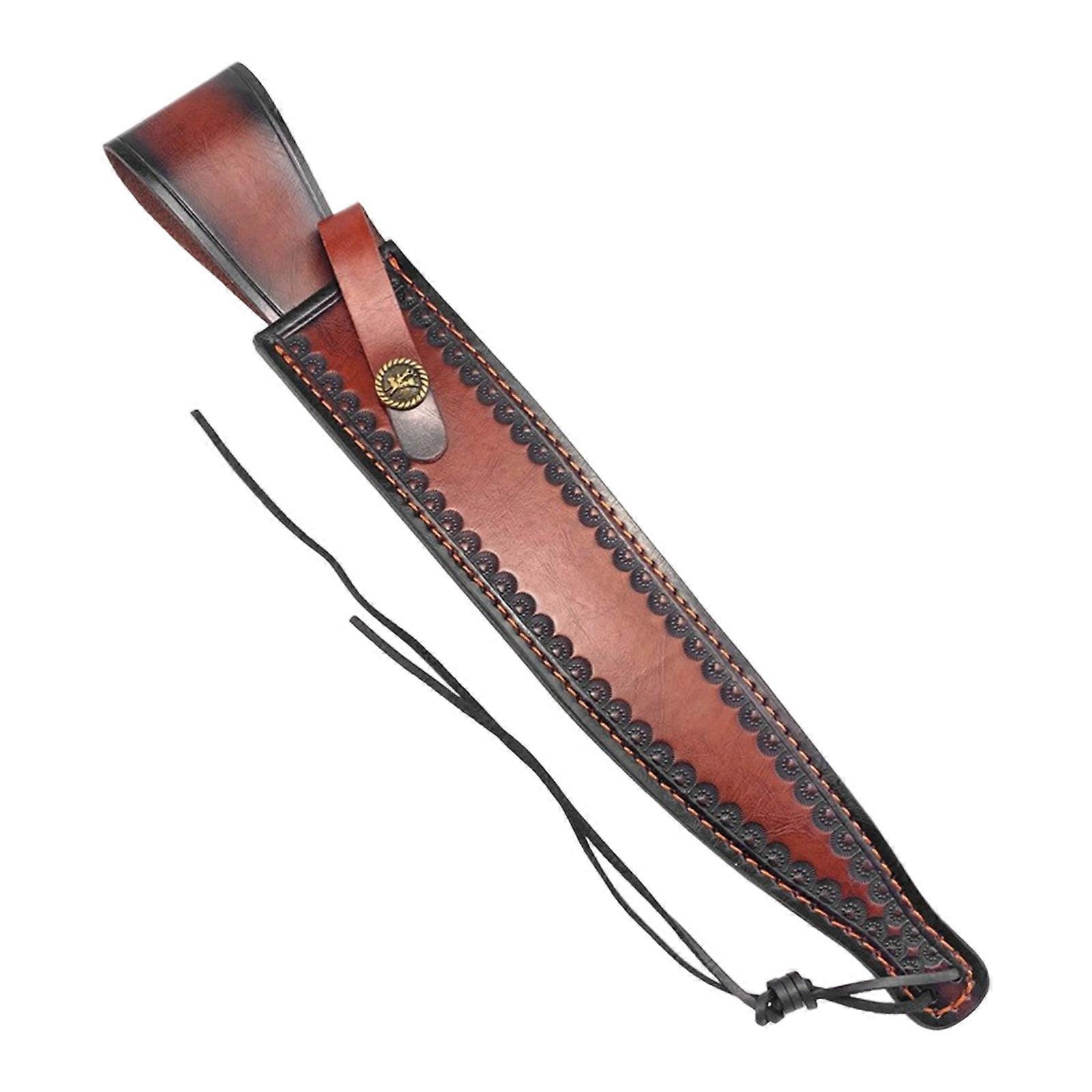 Convenient Leather Cutter Cover Flexible Sheath Hiking Essential Tool Pouch Accessaries Suitable for Various Cutter Multicolor