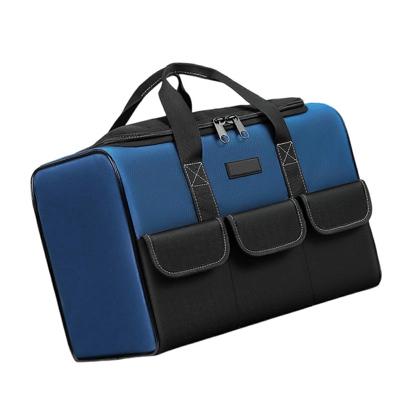 Heavy Duty Multi Functional Tool Organizer Water Resistant Bag With Reinforced Base for Professional Mechanics  19 inches
