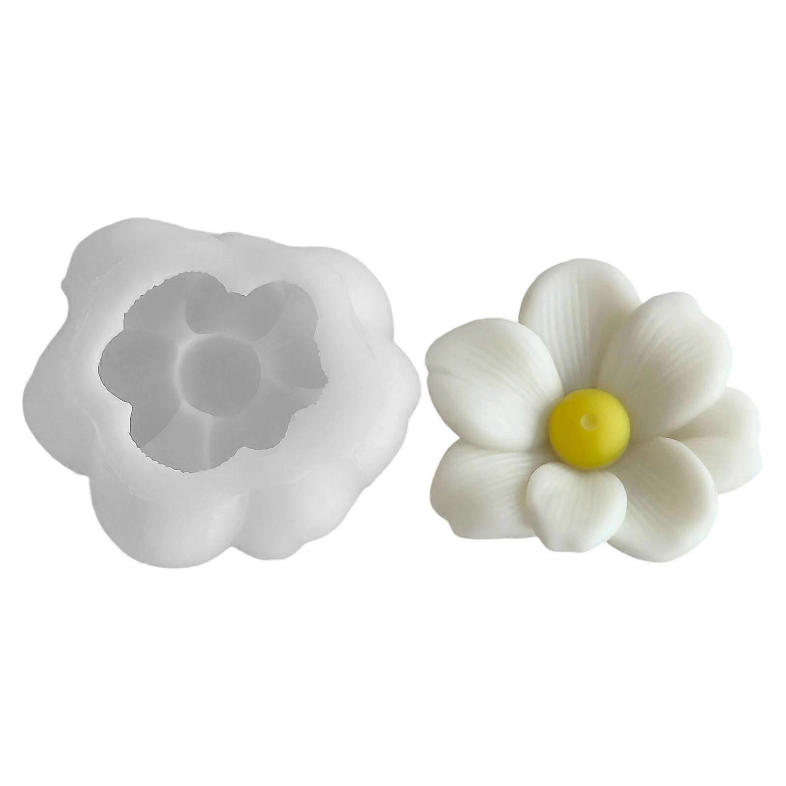 Sturdy Silicone Flower Mould for Customizable Candle and Decorative Resin Creation Multicolor