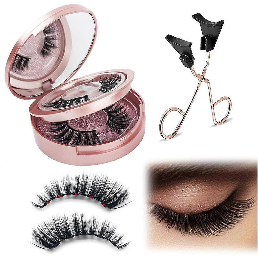 EIGTHTAIL Bellaire Lashes, Natural Look, Reusable & Waterproof, No Glue or Liner Needed, Easy to Wear - Compatible with Baybella Eyelashes