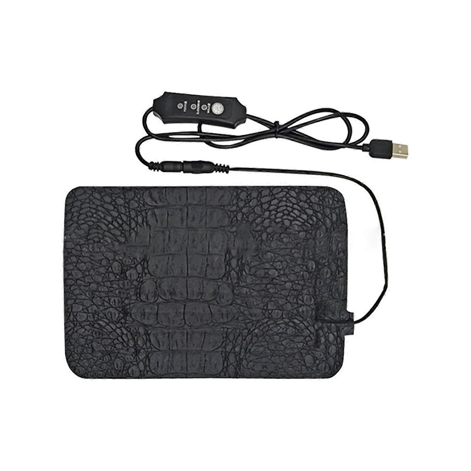 For Reptiles Heating Pad 3-Level Adjustable USB Pet Warmer Mat For Lizards Snakes Turtles Safe Comfortable Heating Pad Easy To Clean