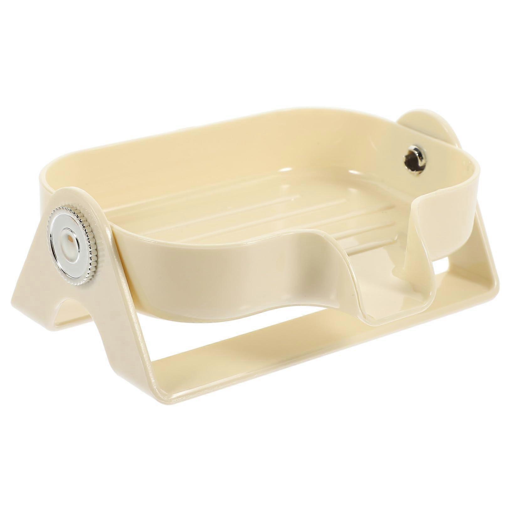 SelfDraining Soap Dish with AntiSlip PP Stand for Bathroom Sink and Kitchen Counter Use