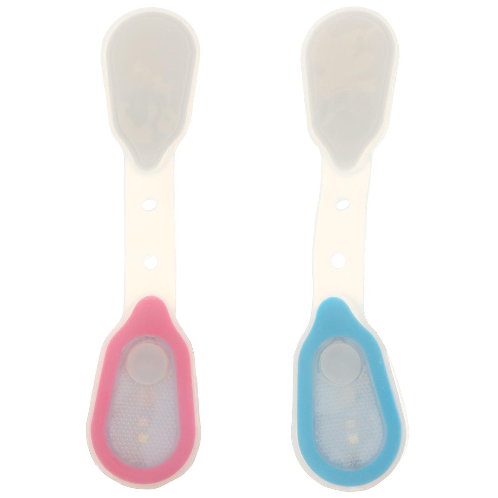 Night Running Light Silicone Backpack Clip Lights for Safety 4Pcs