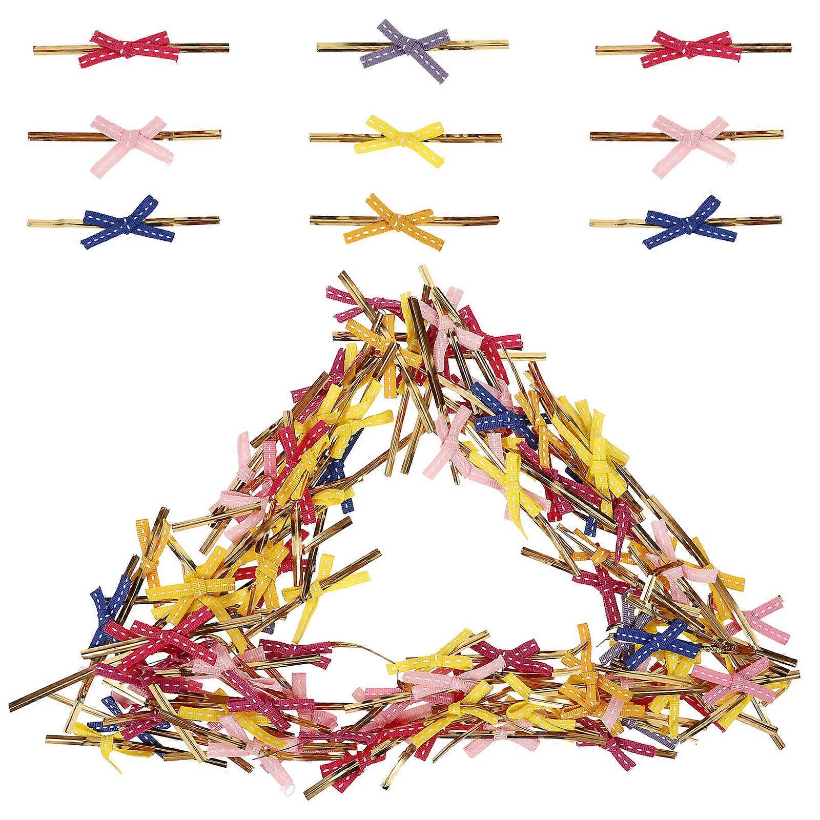 Assorted Color Twisting Ties for Fixing 100Pcs Portable Bread Ties