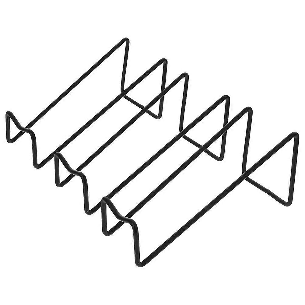 Minimalist Black Iron Holder for Storage 3Pcs Rack