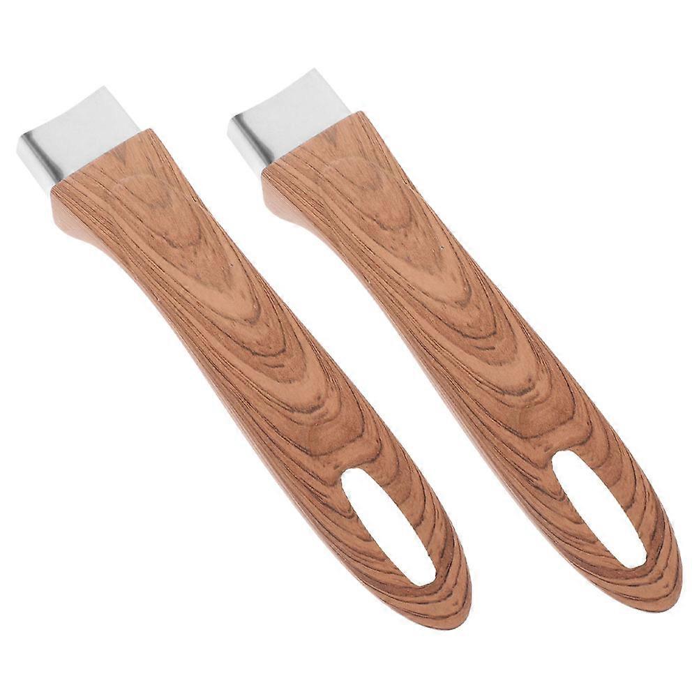 Universal Pot Handle Anti-Scald High-Temperature Resistance Bakelite Frying Pans Skillets Cookware Multi Color 2Pcs