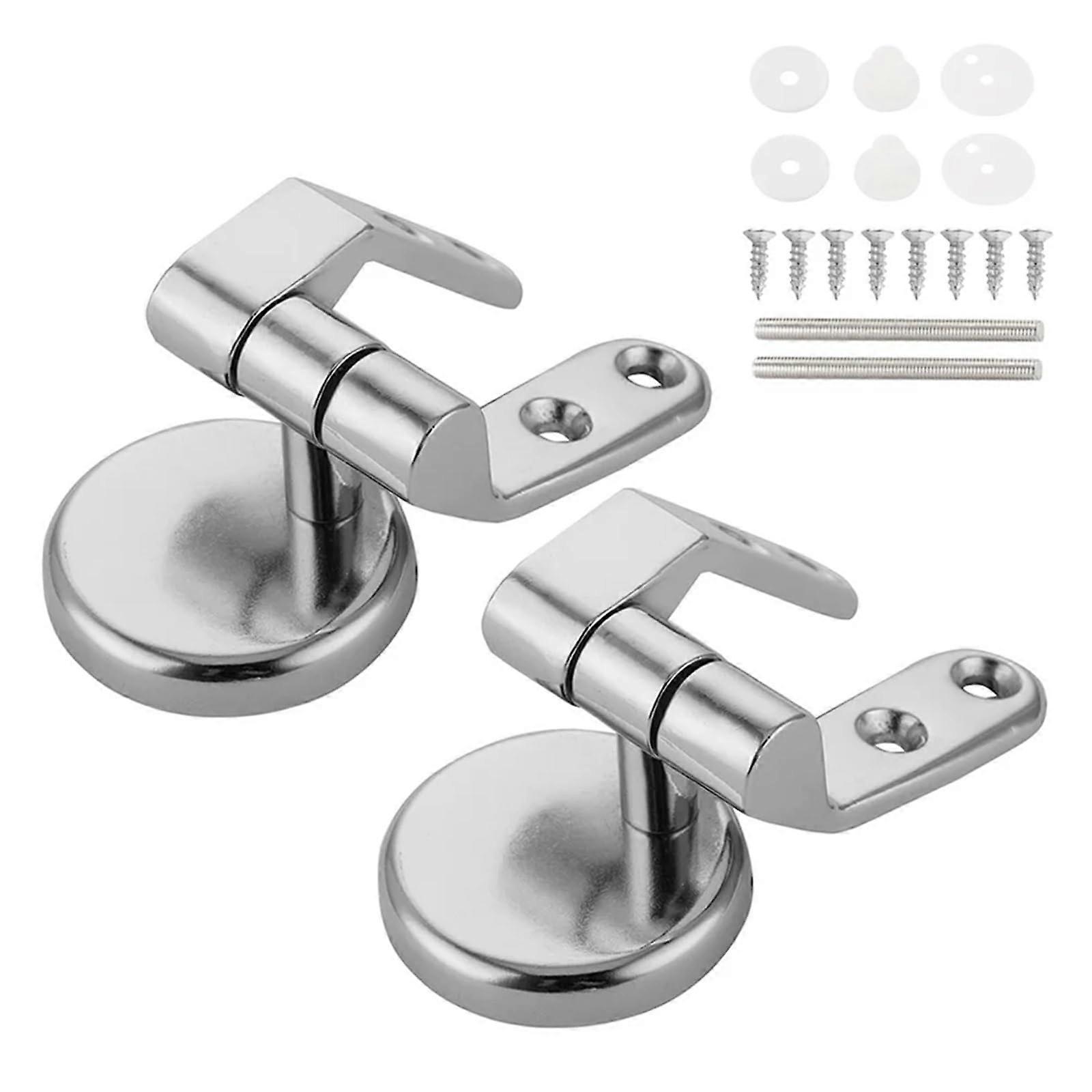 Universal Toilet Seat Fixing Kit with Adjustable Screws and Mounting Hardware, 4 Sets