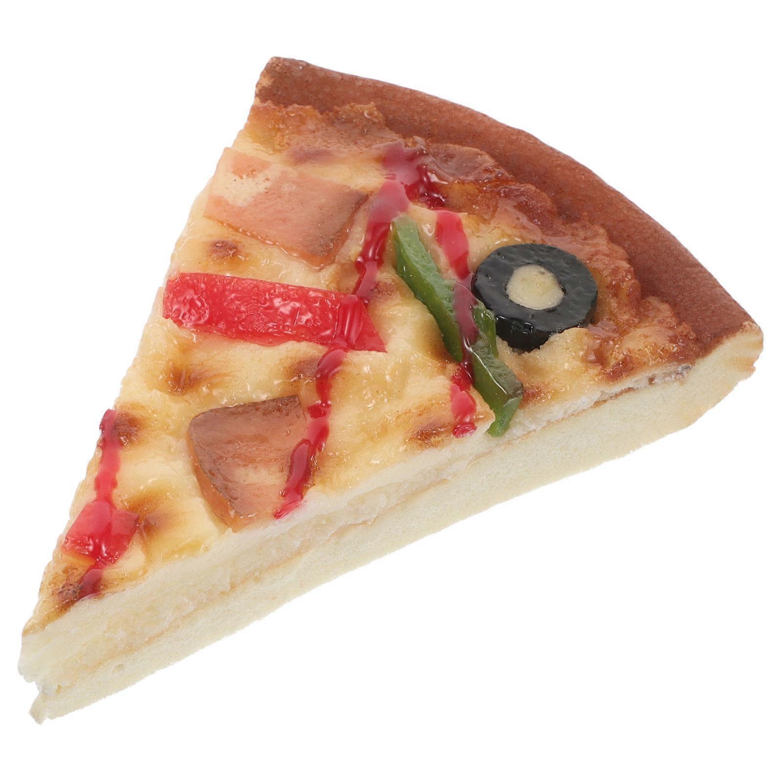 Artificial Pizza Slice Model for Kitchen Decor with Realistic Design