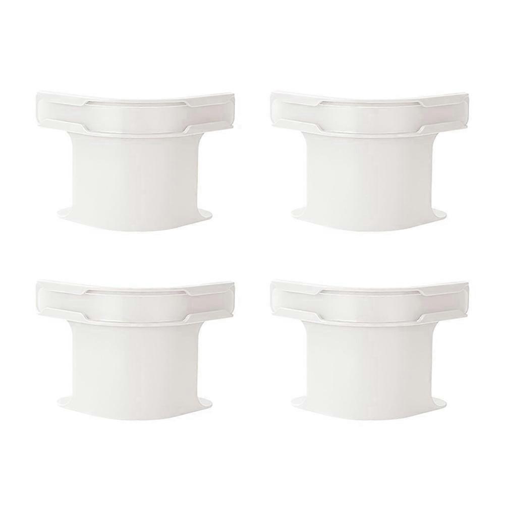4PCS Bed Sheet Grippers Open Corner Bed Sheet Holder White