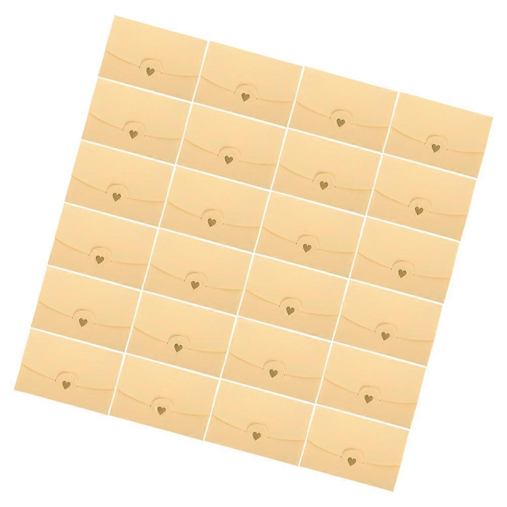 Golden Small Paper Envelopes for Decoration 40Pcs Invitations Packing Envelopes